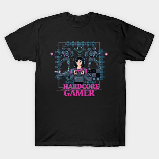 Hardcore gamer and The game warden. T-Shirt by bry store